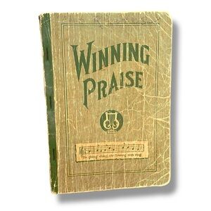 Vintage Winning Praise Hymnal Soft Cover 1930s Religious Gospel Hymns